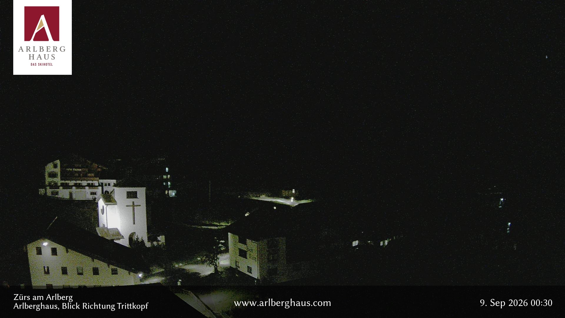 Archiv Foto Webcam Zürs: Hotel Arlberghaus