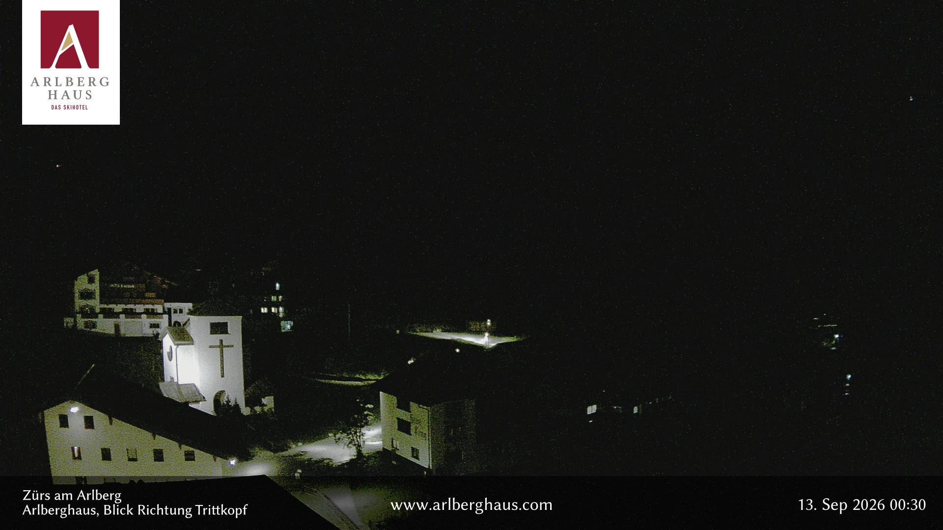 Archived image Webcam Arlberghaus at Zuers