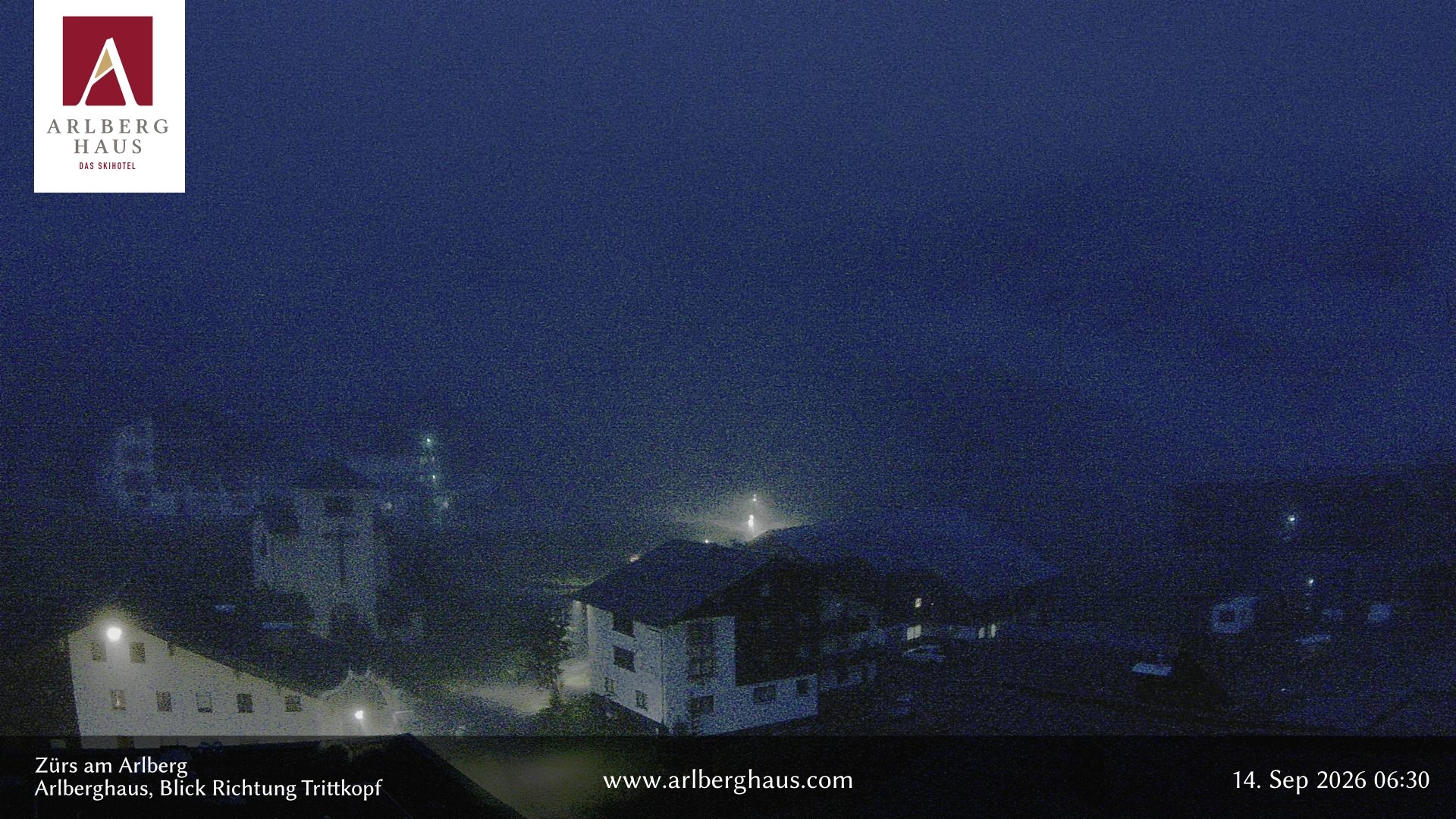 Archiv Foto Webcam Zürs: Hotel Arlberghaus