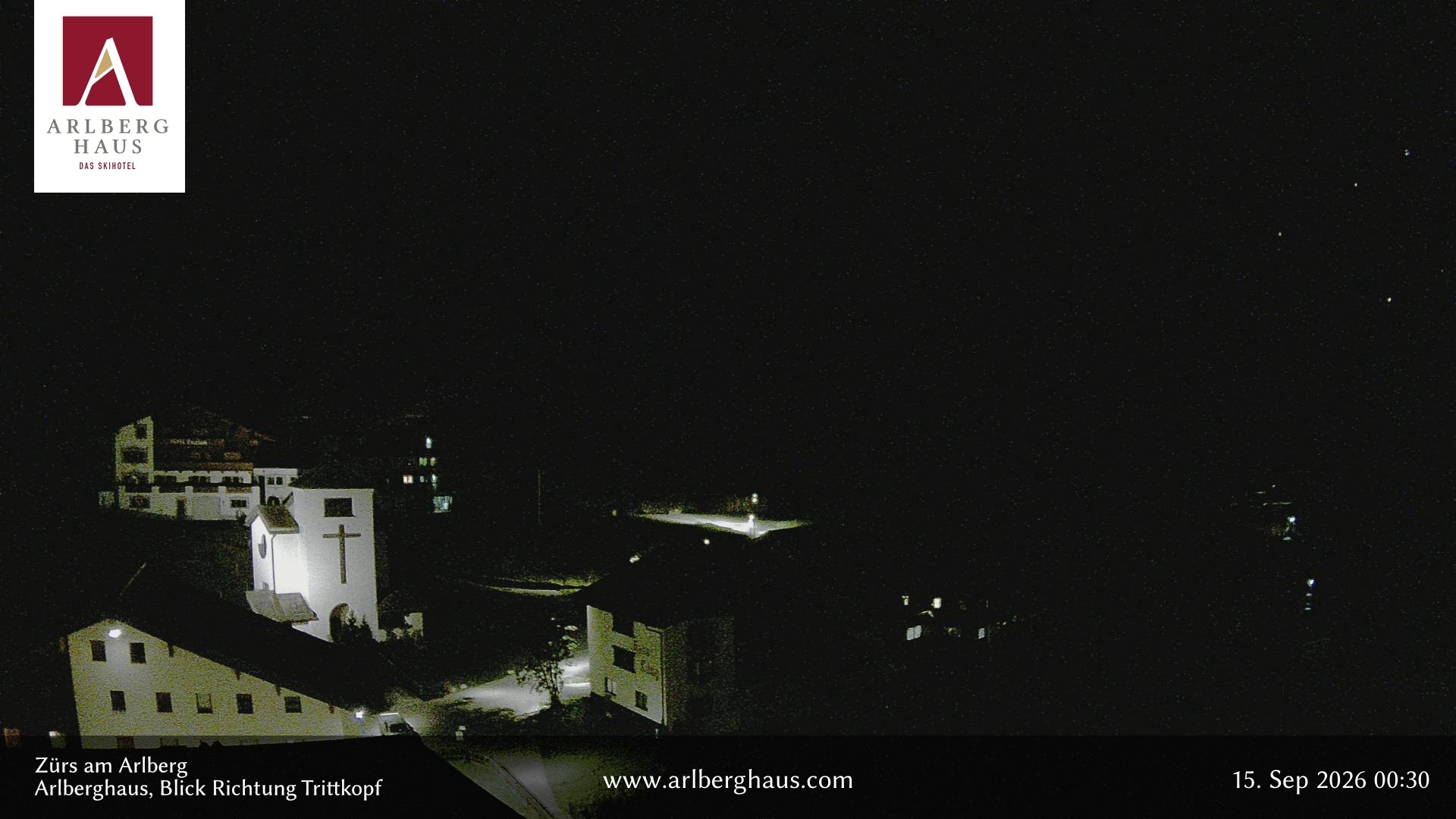 Archived image Webcam Arlberghaus at Zuers
