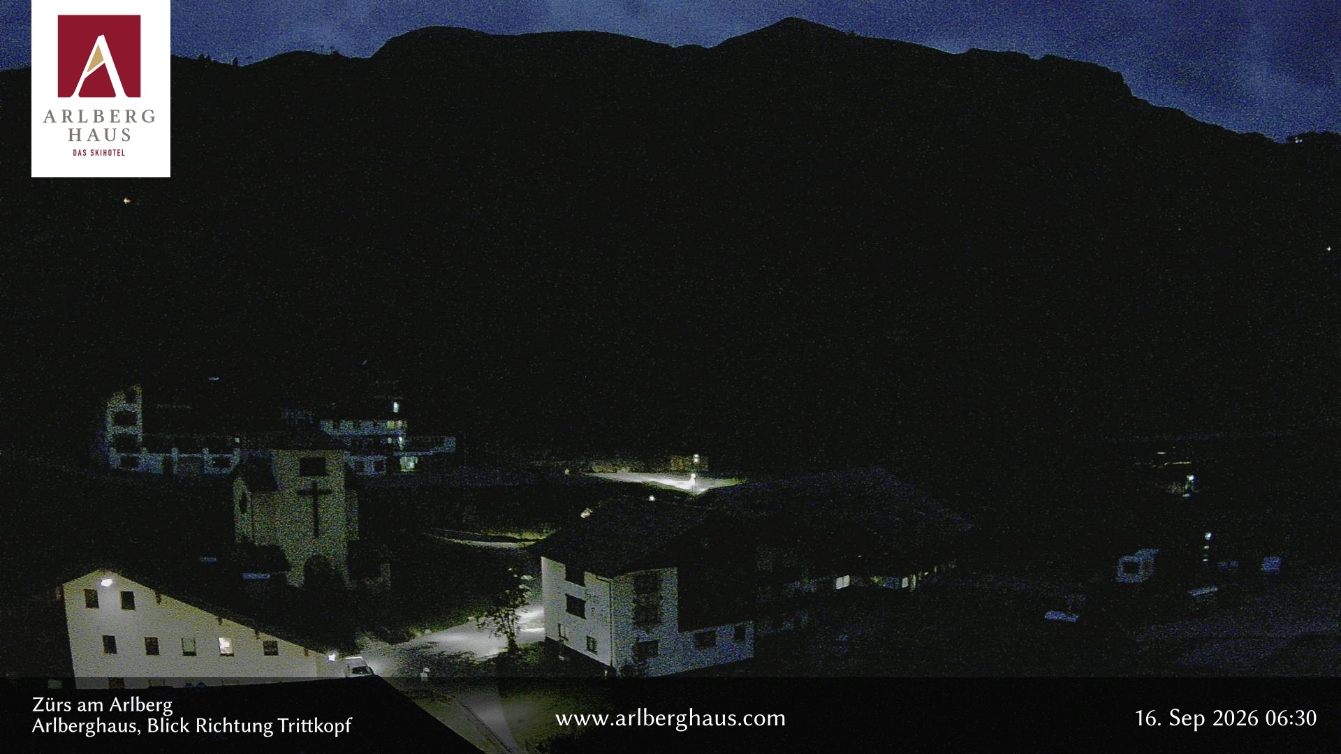 Archived image Webcam Arlberghaus at Zuers
