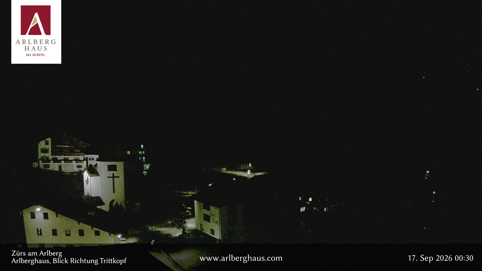 Archived image Webcam Arlberghaus at Zuers