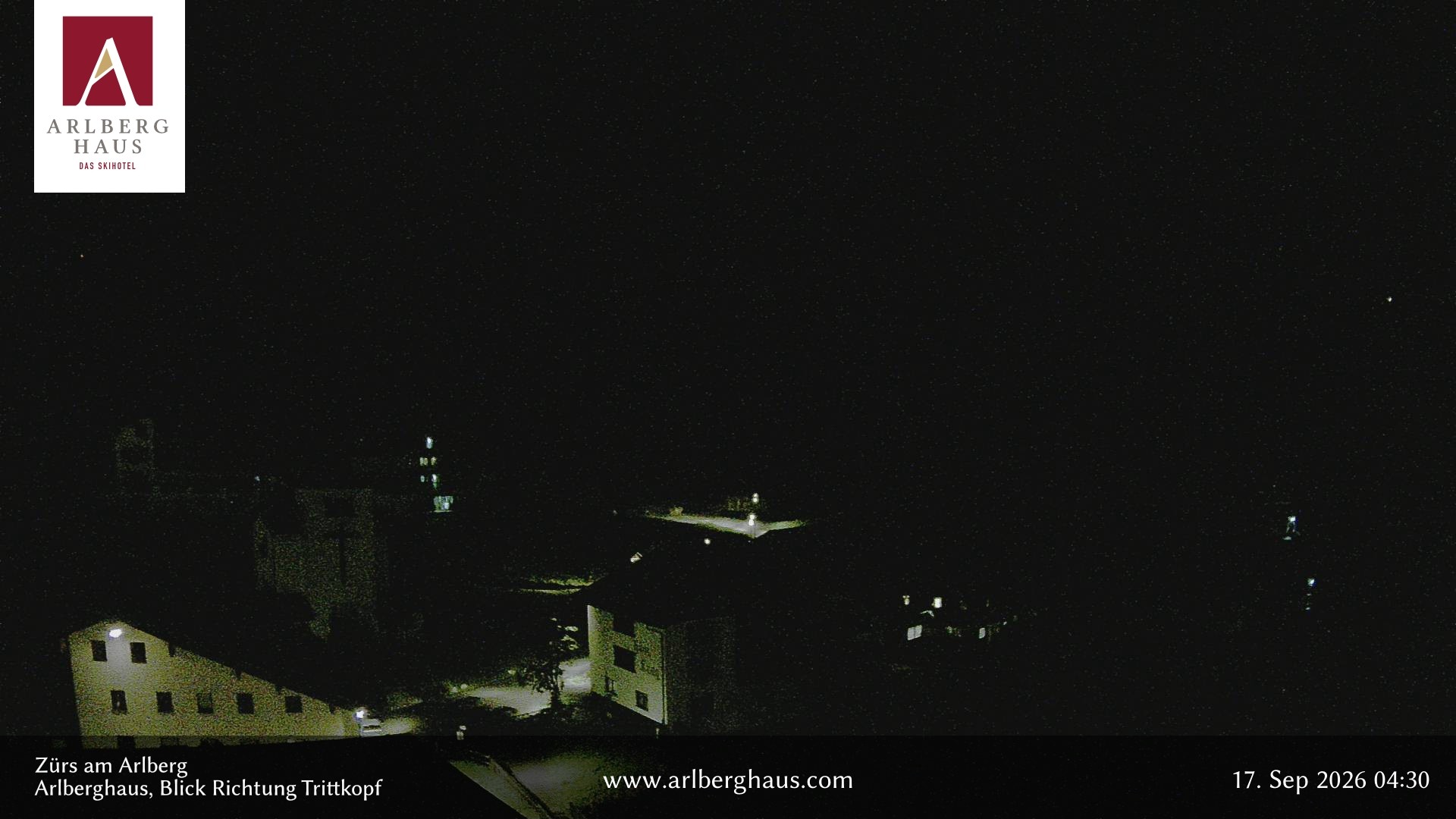 Archived image Webcam Arlberghaus at Zuers
