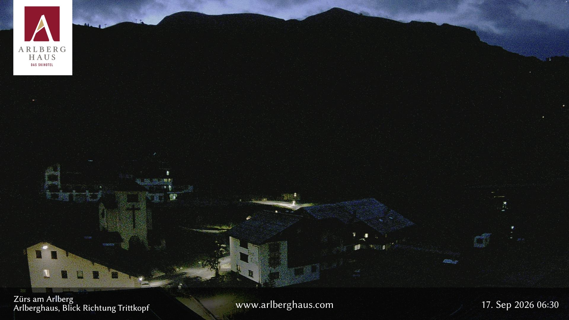 Archived image Webcam Arlberghaus at Zuers