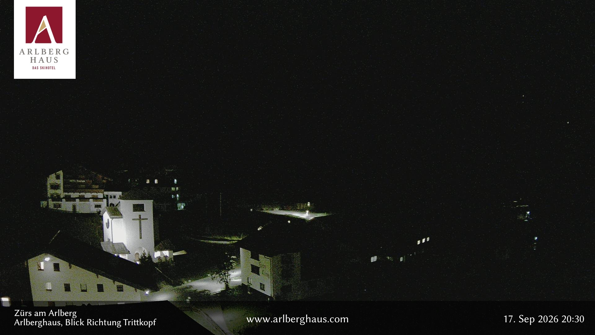 Archived image Webcam Arlberghaus at Zuers