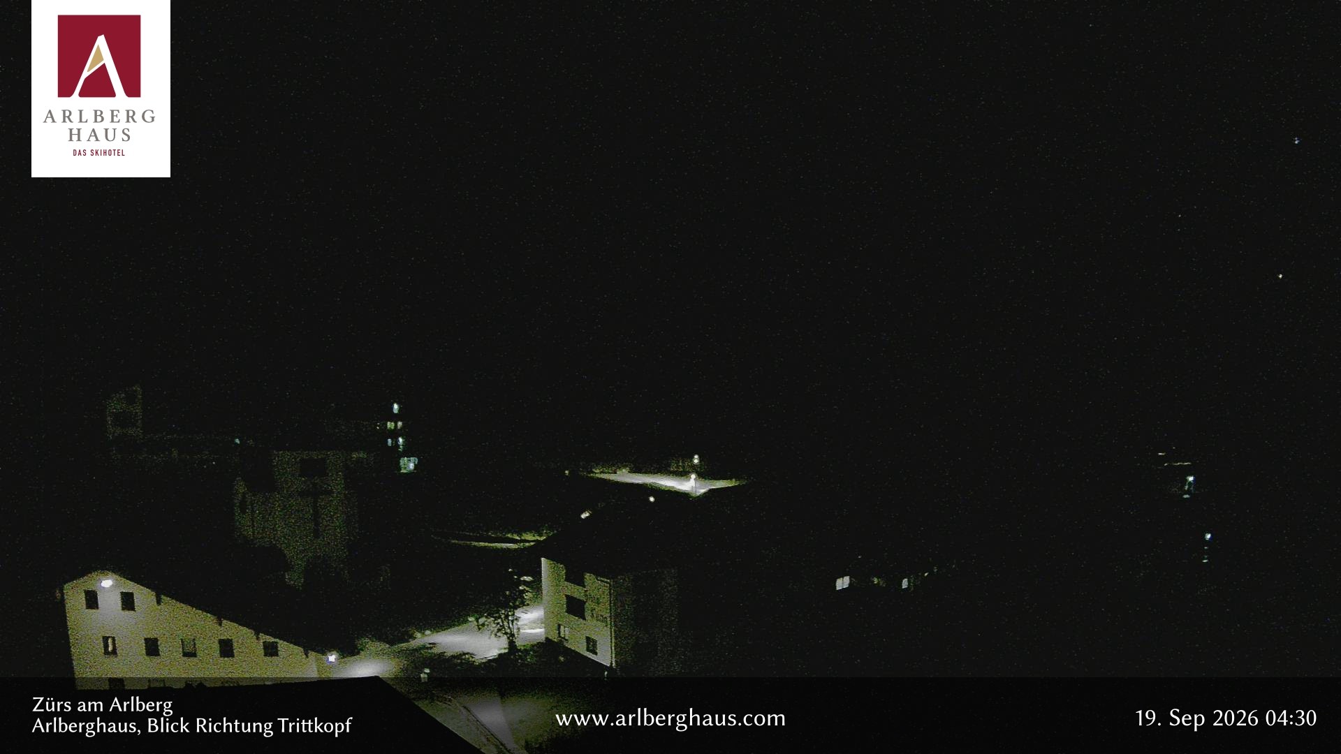 Archiv Foto Webcam Zürs: Hotel Arlberghaus