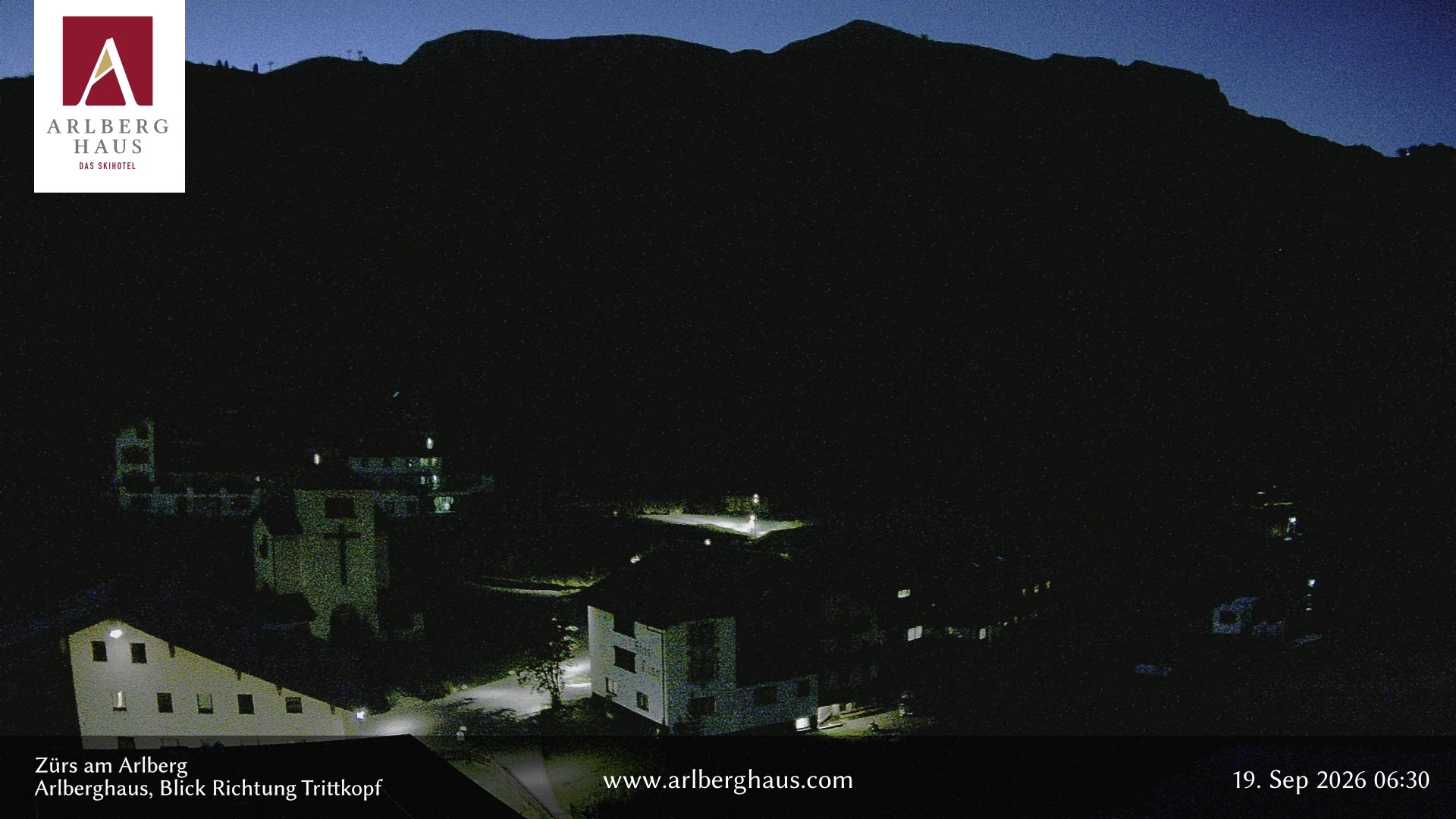 Archiv Foto Webcam Zürs: Hotel Arlberghaus