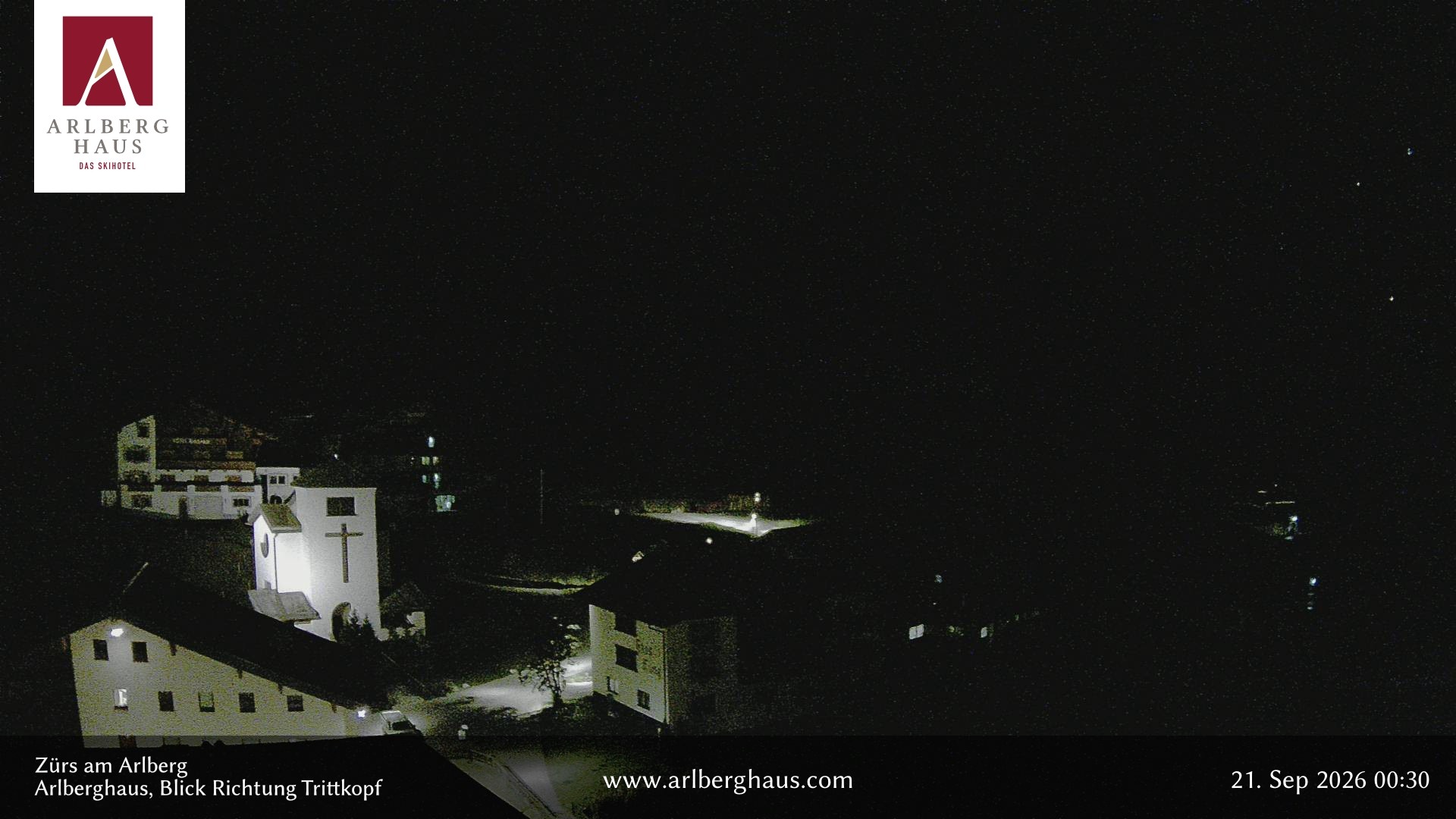 Archived image Webcam Arlberghaus at Zuers