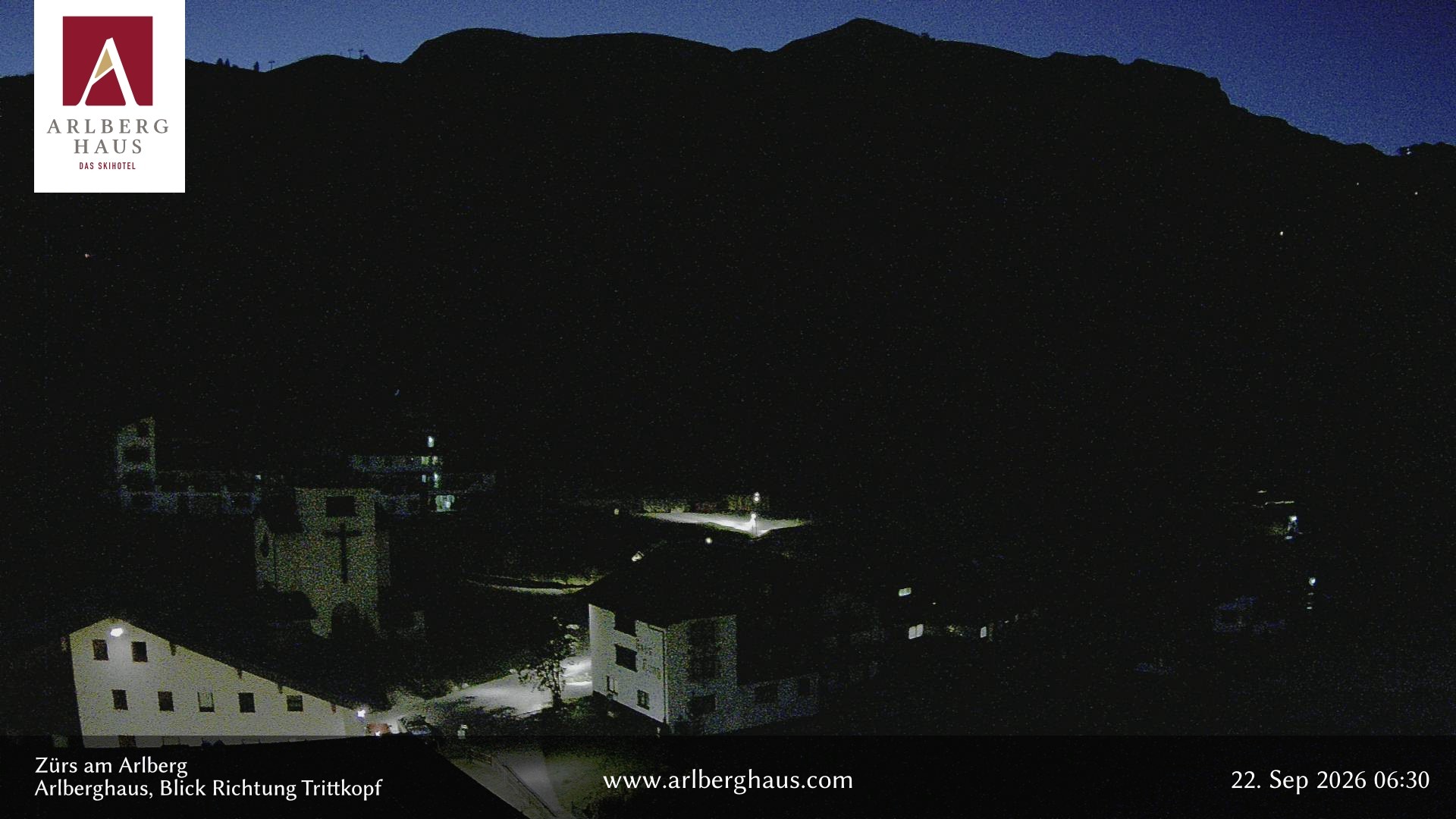 Archived image Webcam Arlberghaus at Zuers