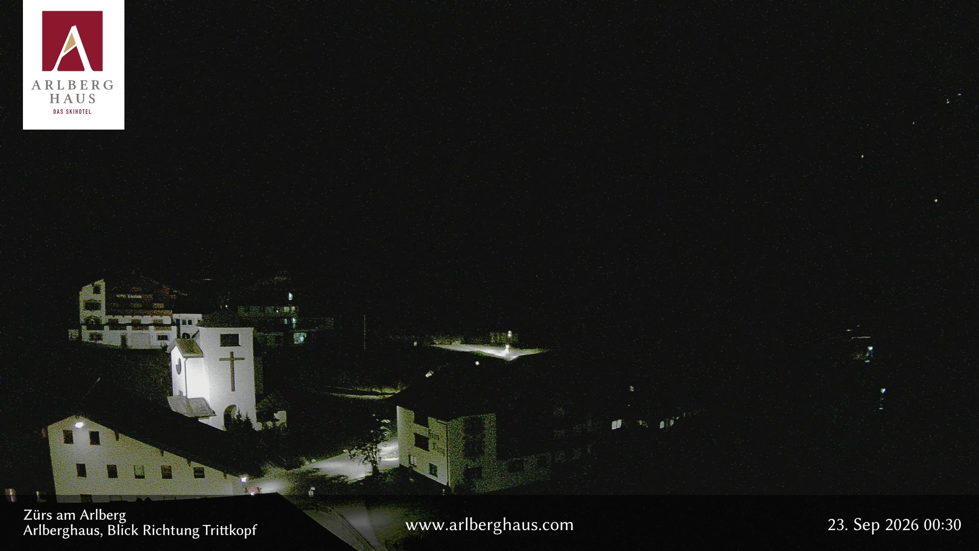 Archived image Webcam Arlberghaus at Zuers
