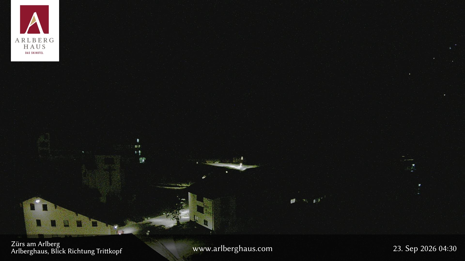 Archived image Webcam Arlberghaus at Zuers