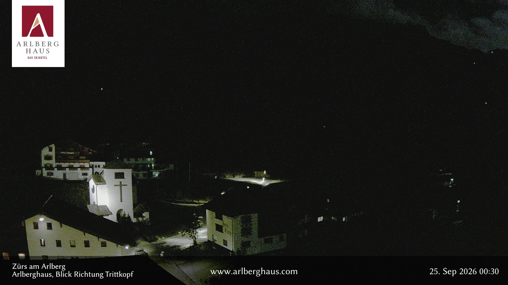 Archived image Webcam Arlberghaus at Zuers