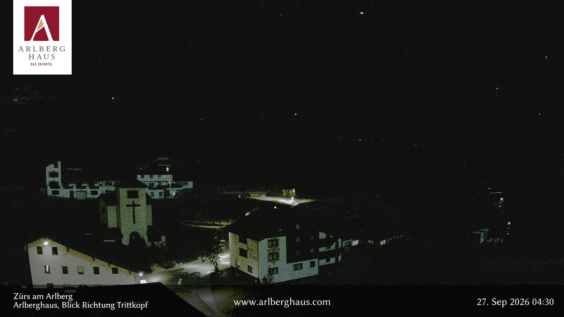 Archiv Foto Webcam Zürs: Hotel Arlberghaus
