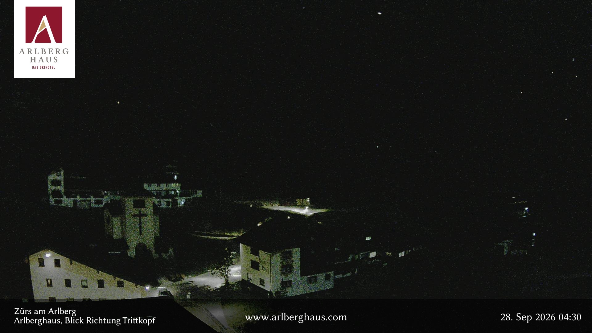 Archiv Foto Webcam Zürs: Hotel Arlberghaus