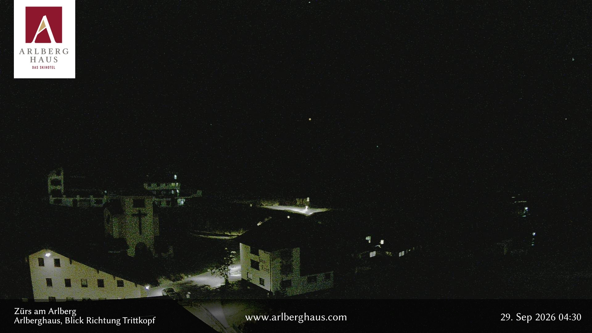 Archiv Foto Webcam Zürs: Hotel Arlberghaus