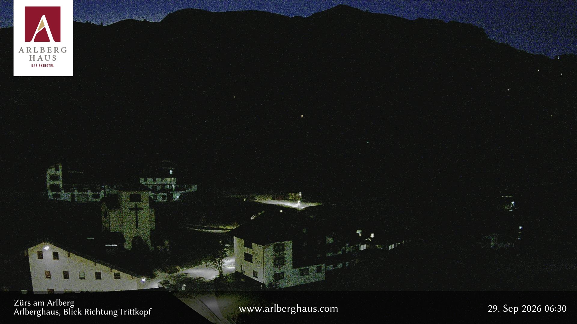 Archiv Foto Webcam Zürs: Hotel Arlberghaus