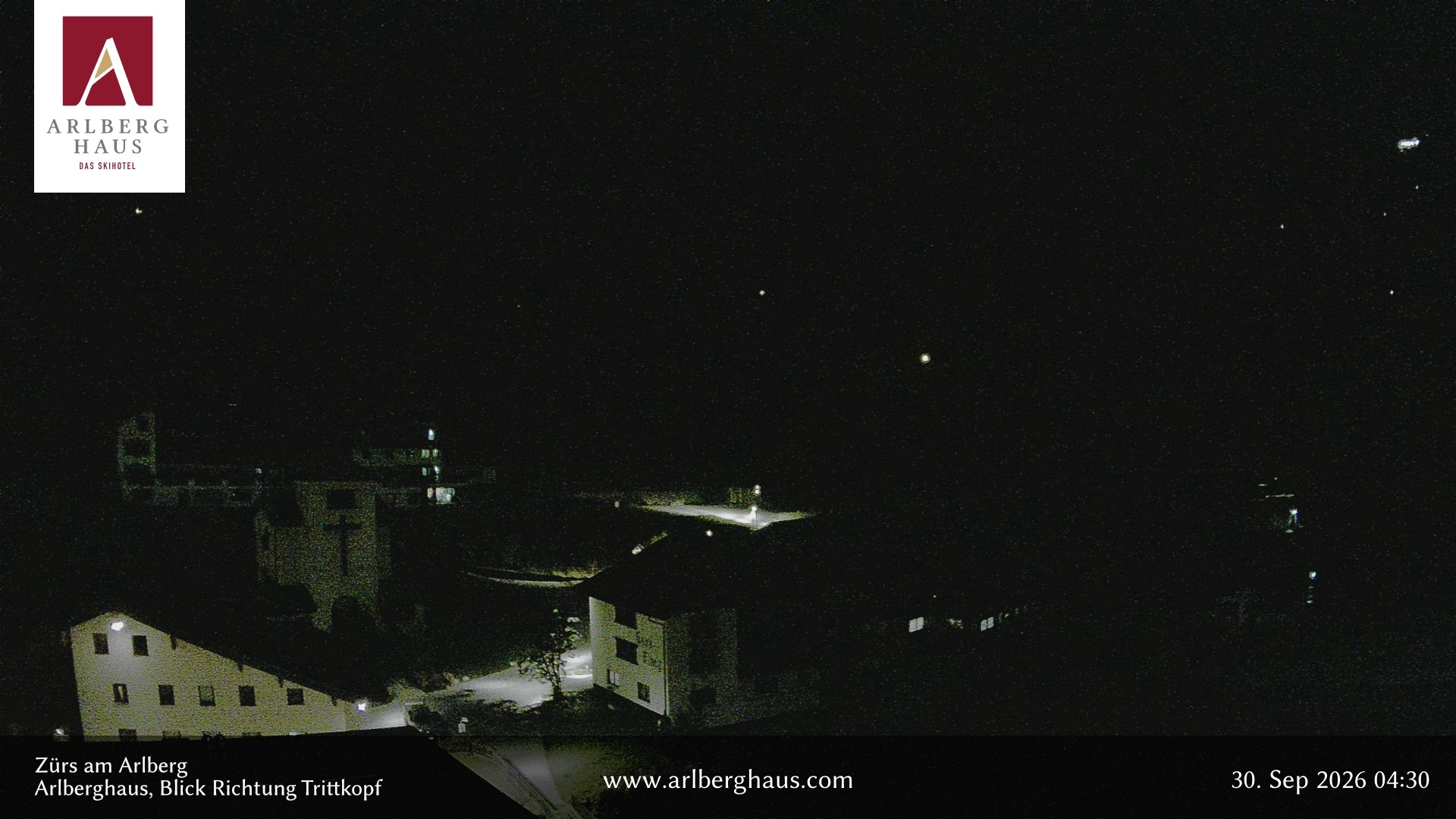 Archived image Webcam Arlberghaus at Zuers