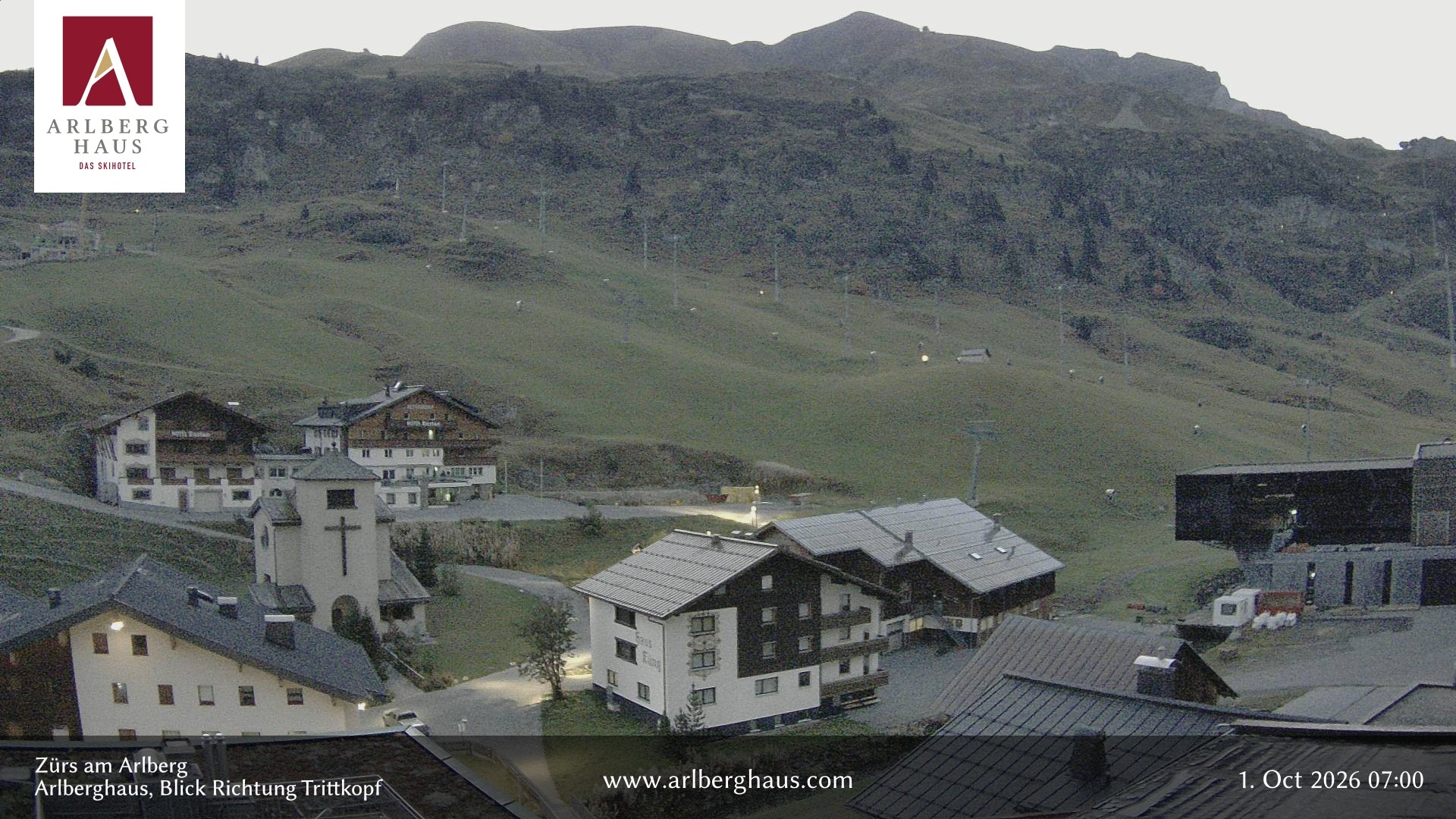 Archived image Webcam Arlberghaus at Zuers