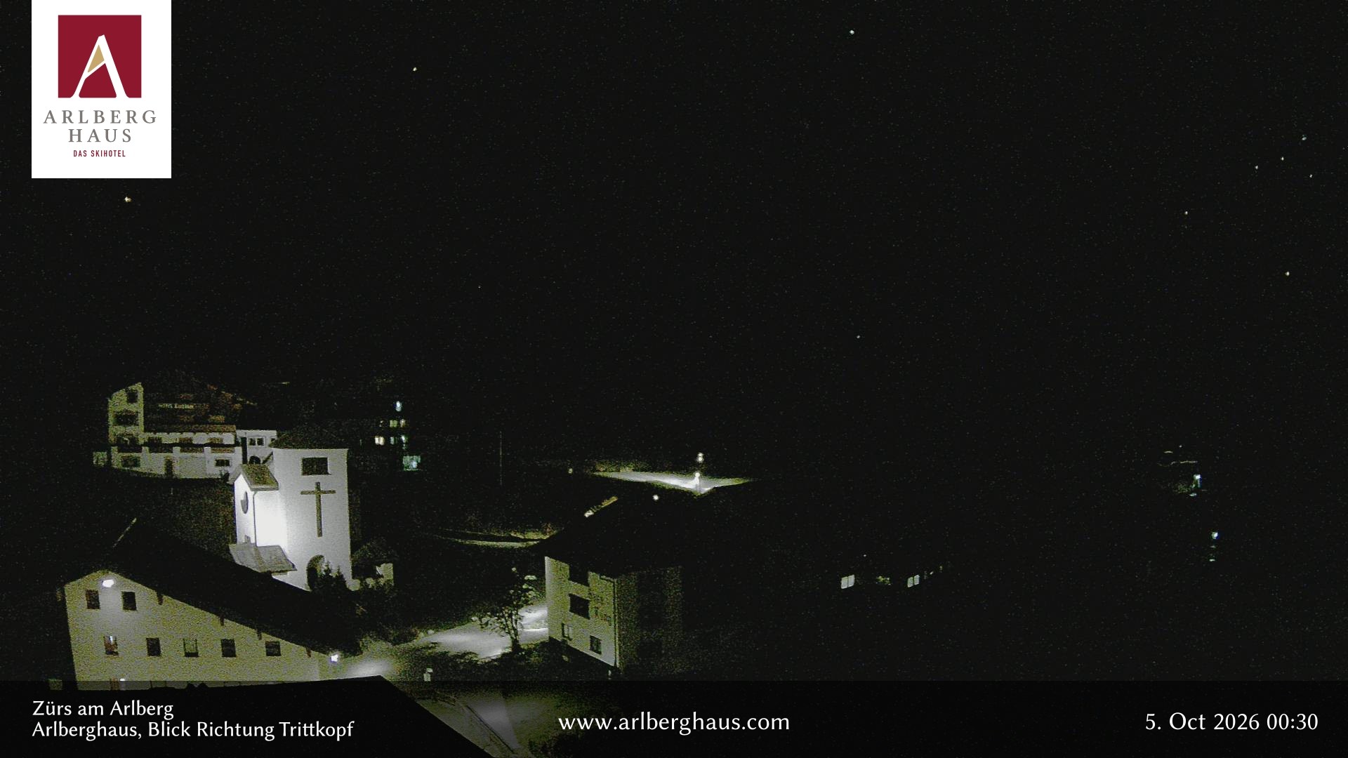 Archived image Webcam Arlberghaus at Zuers