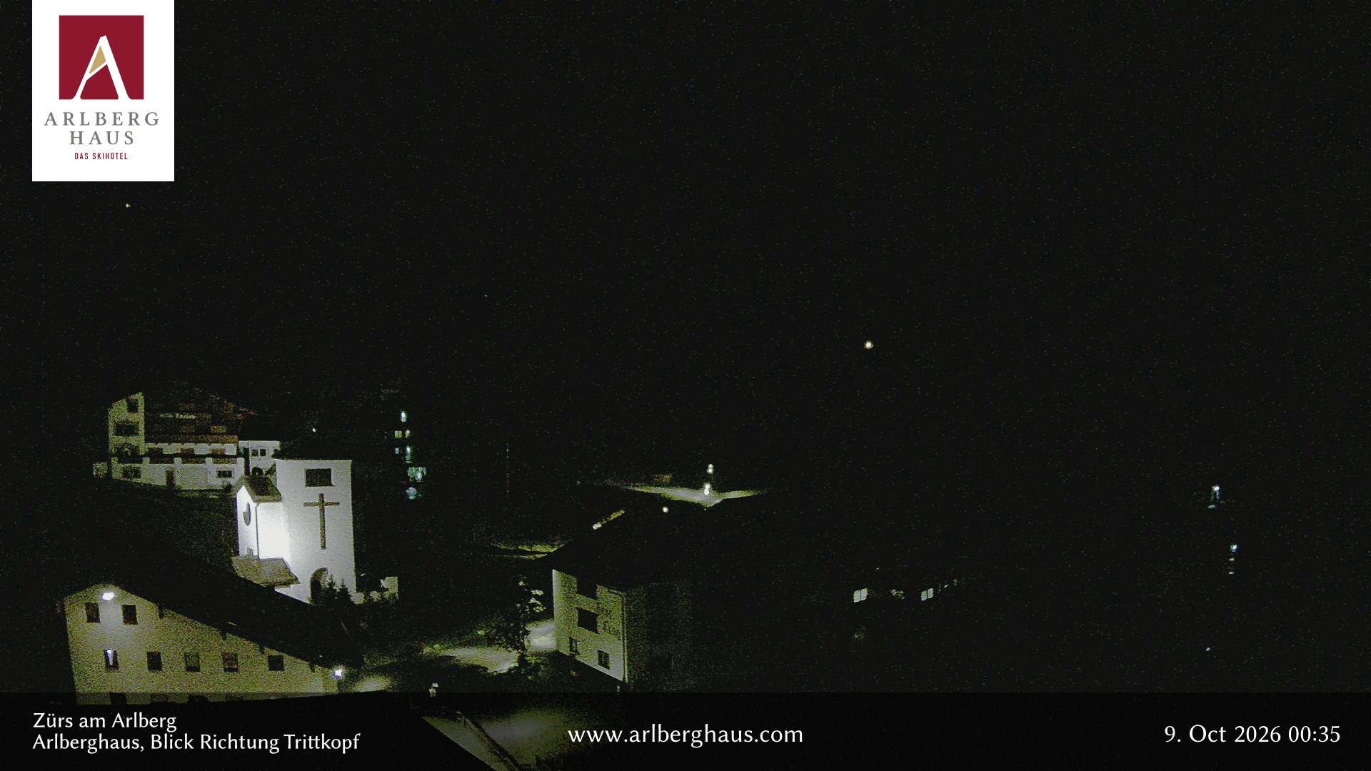 Archived image Webcam Arlberghaus at Zuers