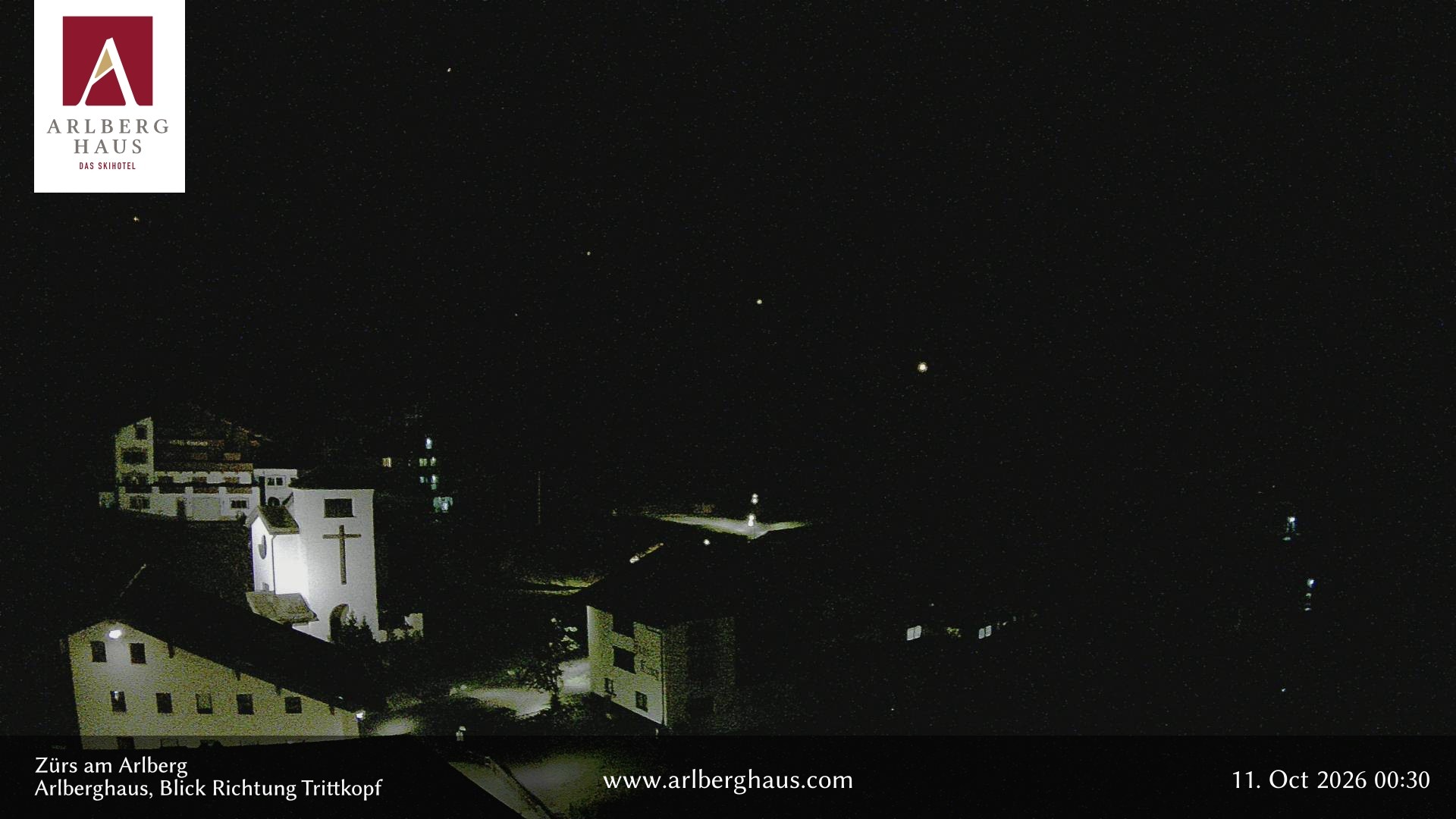 Archived image Webcam Arlberghaus at Zuers