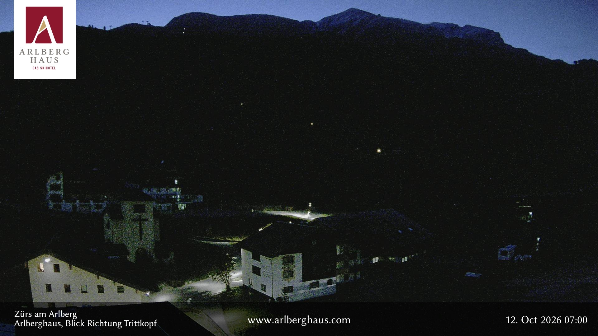 Archiv Foto Webcam Zürs: Hotel Arlberghaus
