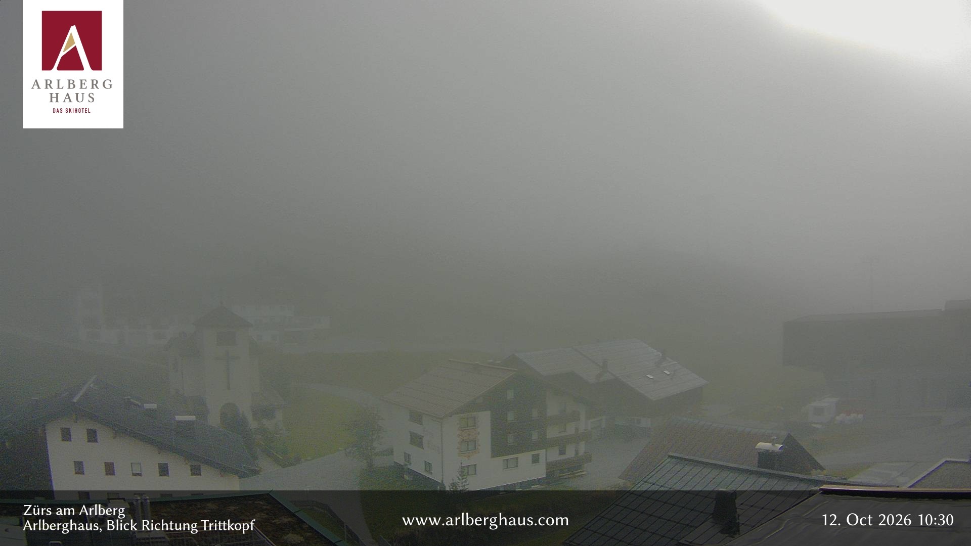 Archiv Foto Webcam Zürs: Hotel Arlberghaus