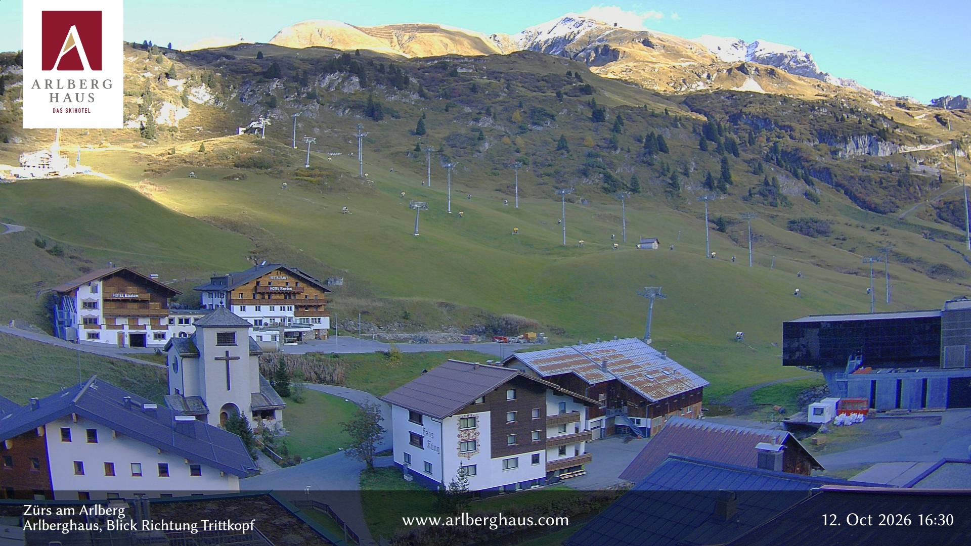 Archiv Foto Webcam Zürs: Hotel Arlberghaus