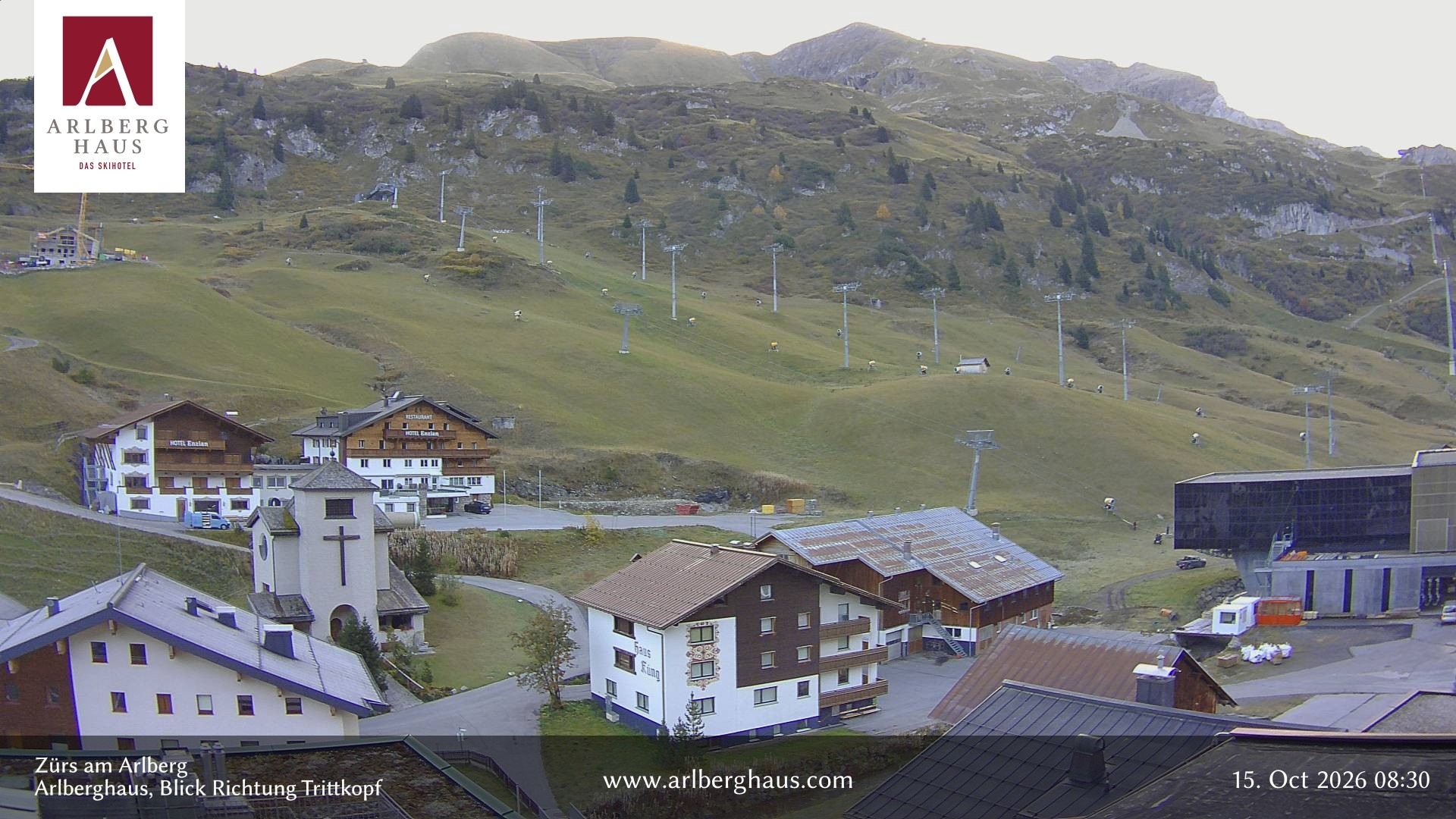 Archived image Webcam Arlberghaus at Zuers