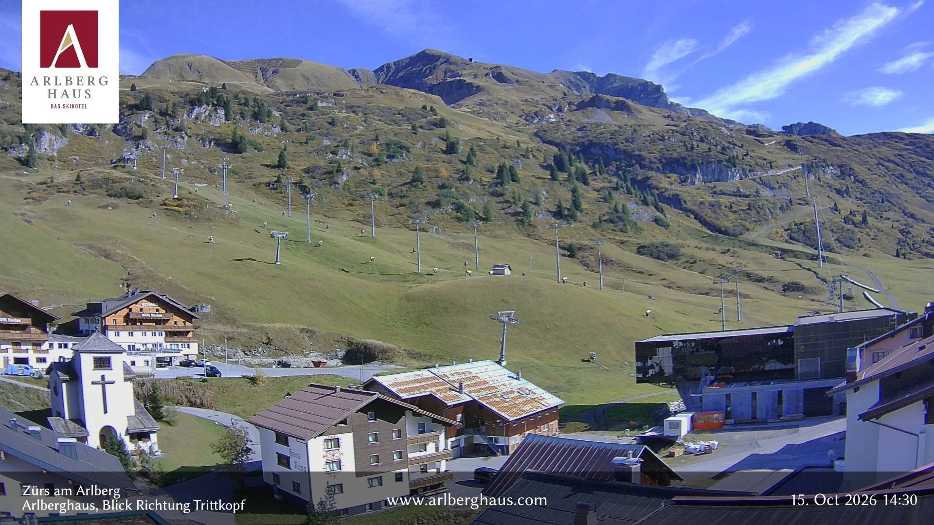 Archiv Foto Webcam Zürs: Hotel Arlberghaus
