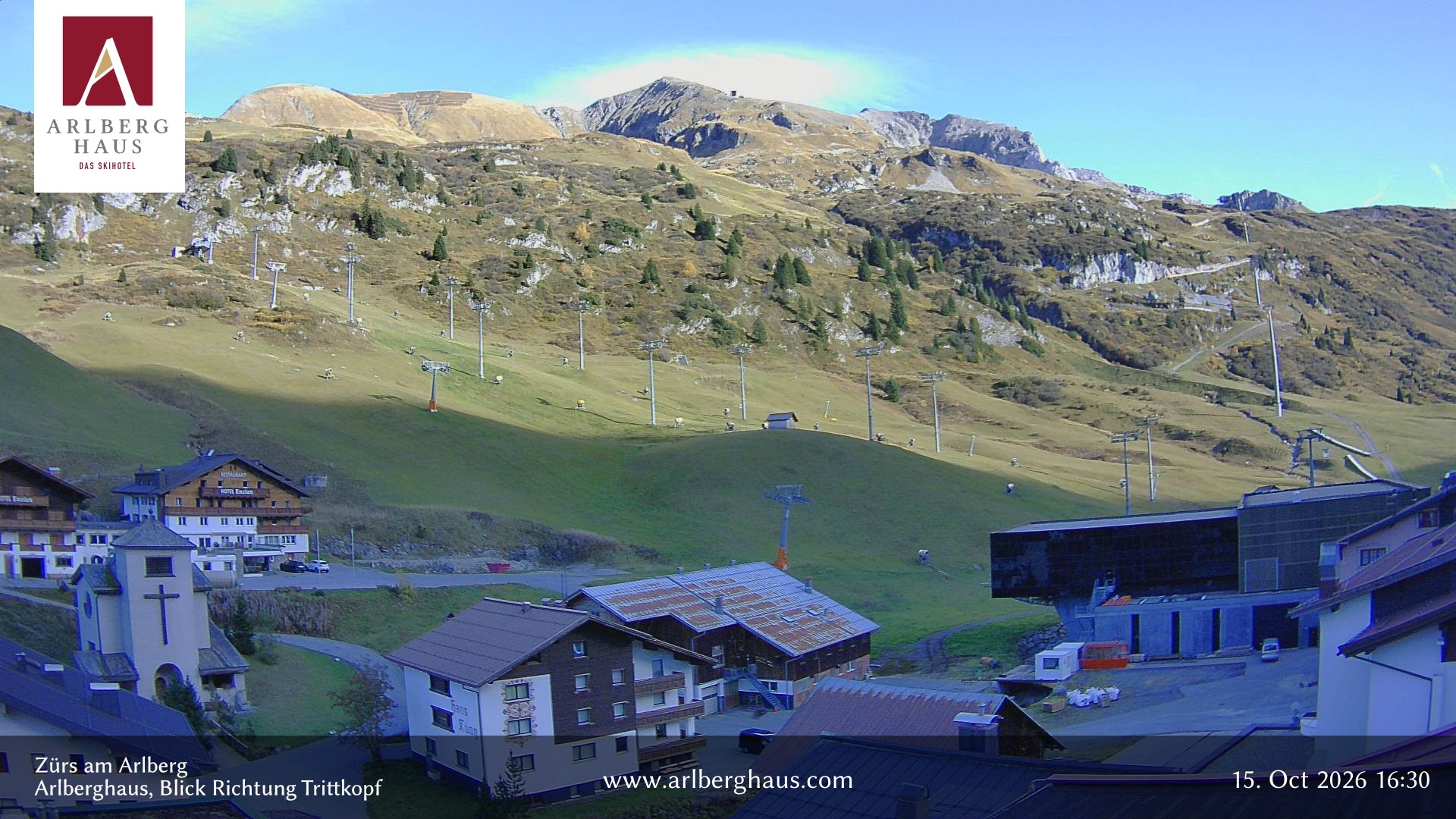 Archiv Foto Webcam Zürs: Hotel Arlberghaus