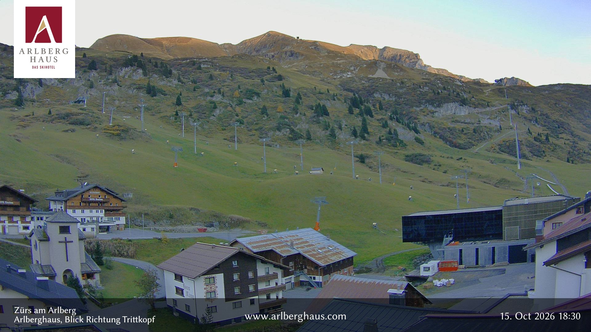 Archiv Foto Webcam Zürs: Hotel Arlberghaus