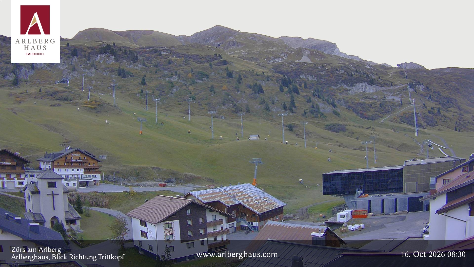 Archiv Foto Webcam Zürs: Hotel Arlberghaus