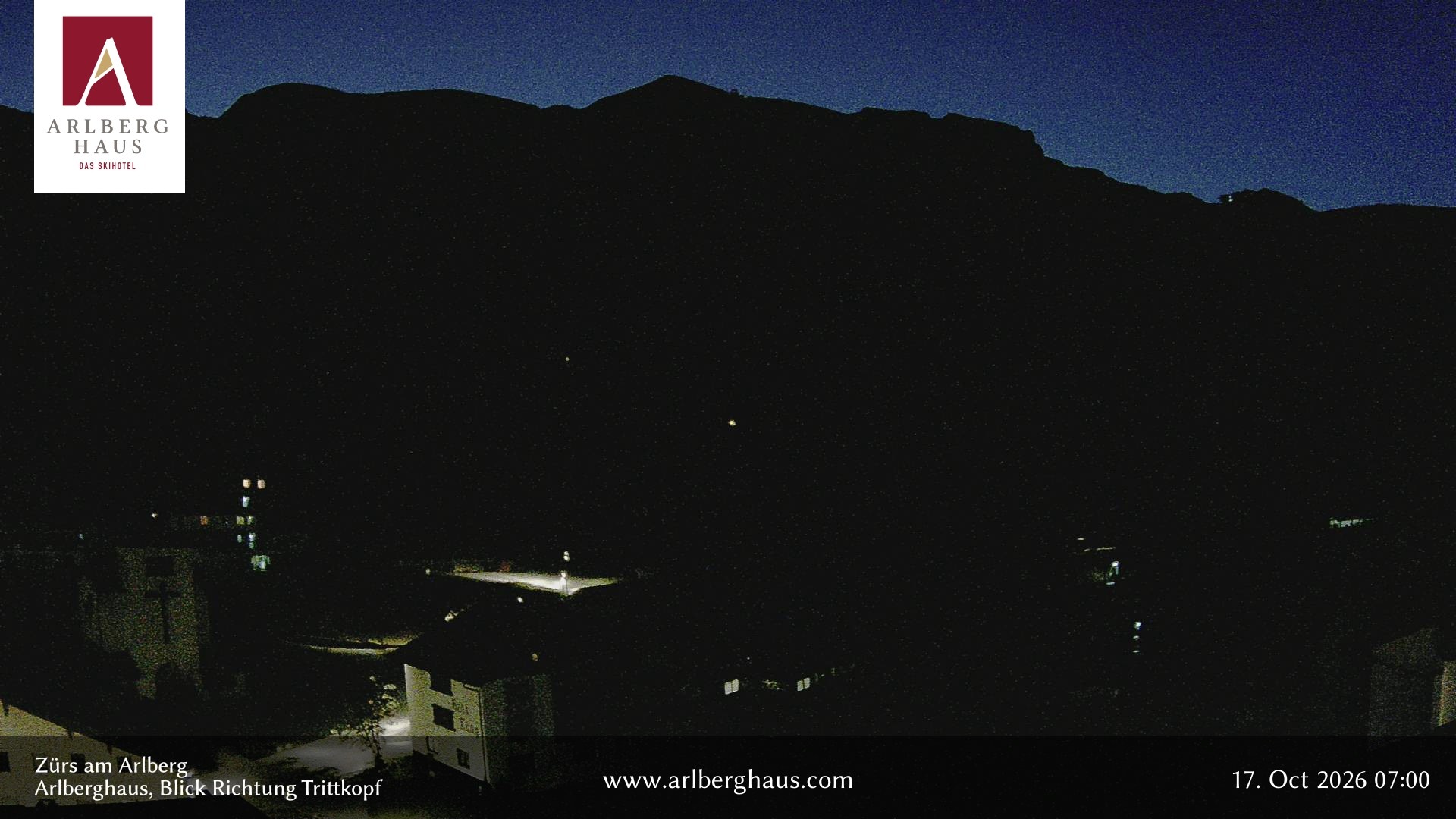 Archiv Foto Webcam Zürs: Hotel Arlberghaus