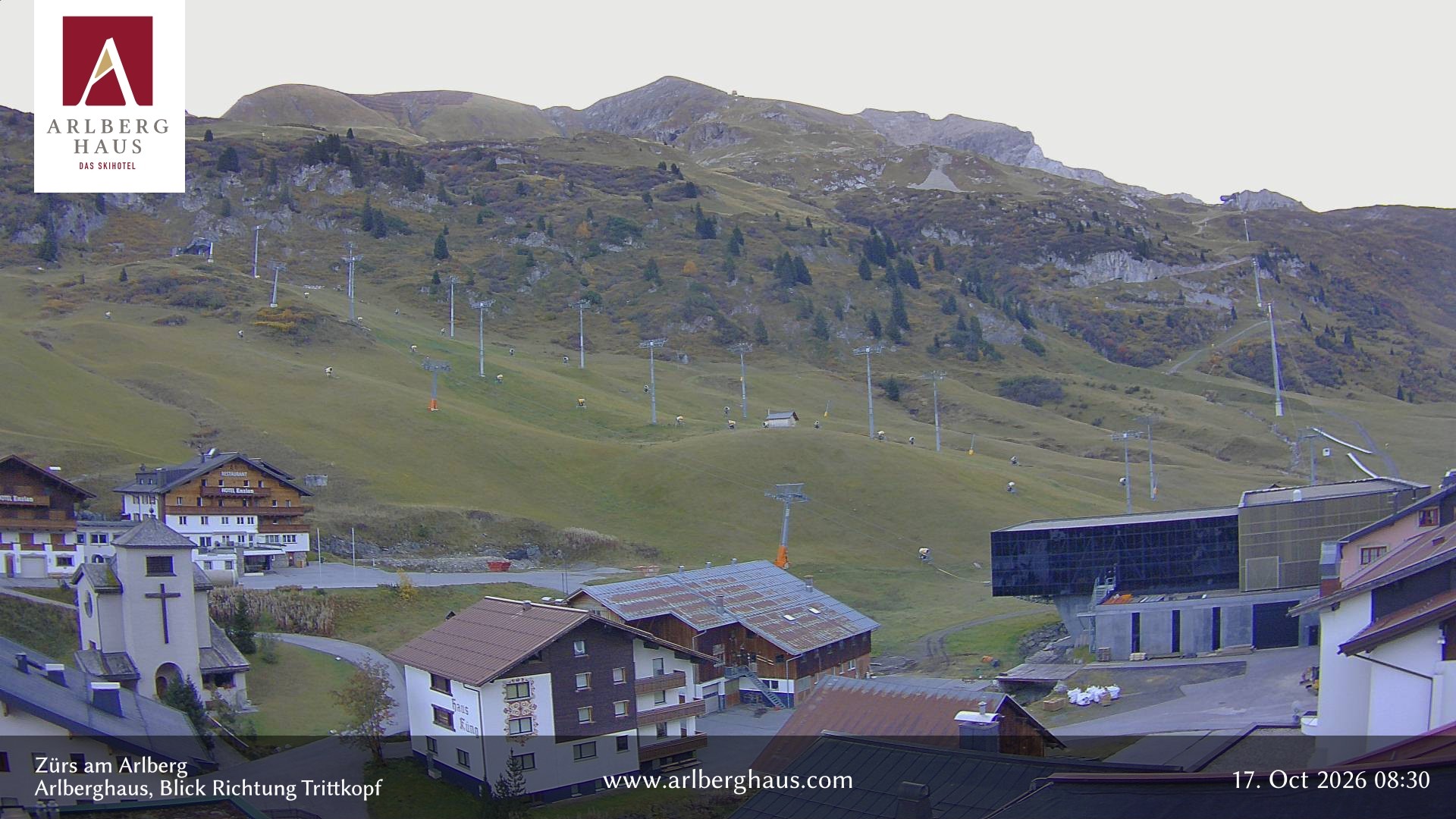 Archiv Foto Webcam Zürs: Hotel Arlberghaus