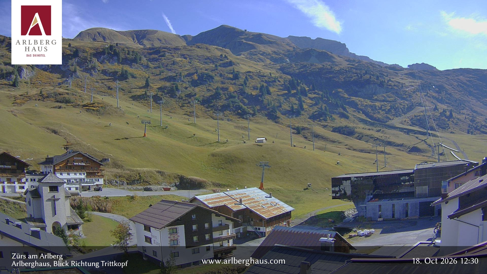 Archiv Foto Webcam Zürs: Hotel Arlberghaus