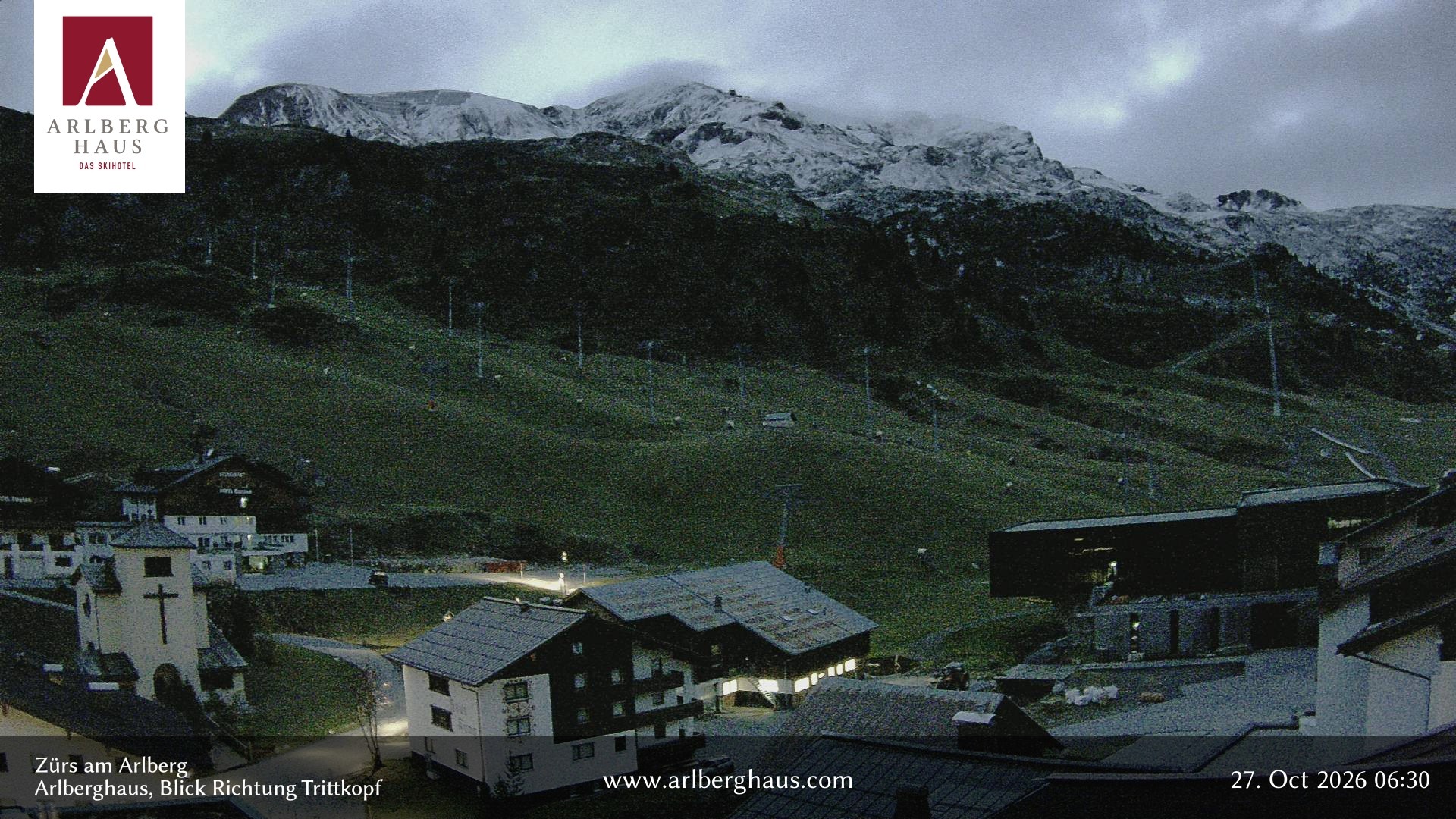 Archiv Foto Webcam Zürs: Hotel Arlberghaus