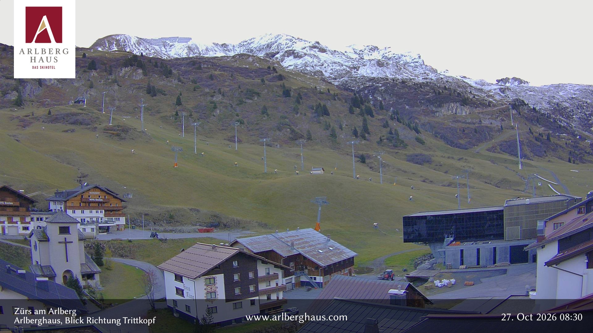 Archiv Foto Webcam Zürs: Hotel Arlberghaus