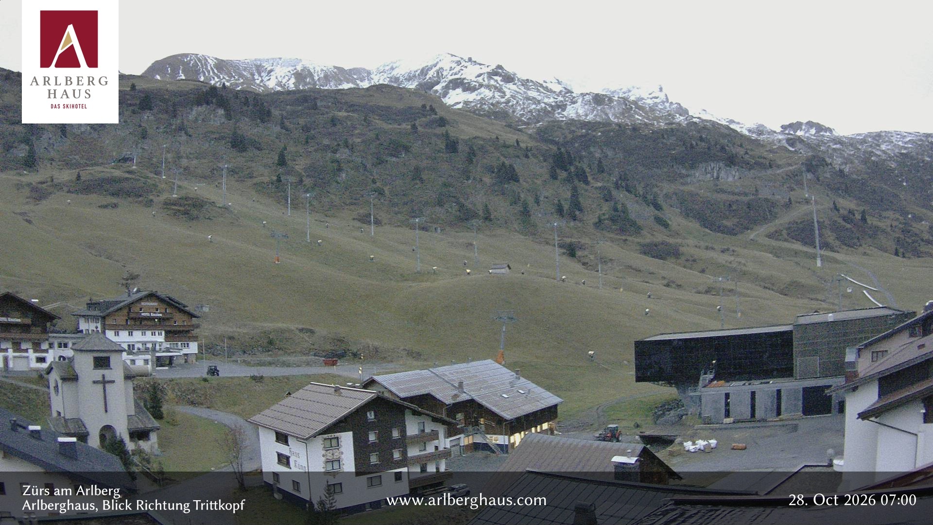 Archiv Foto Webcam Zürs: Hotel Arlberghaus