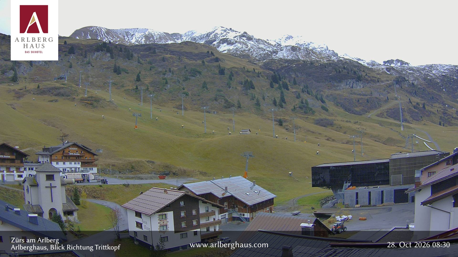 Archiv Foto Webcam Zürs: Hotel Arlberghaus
