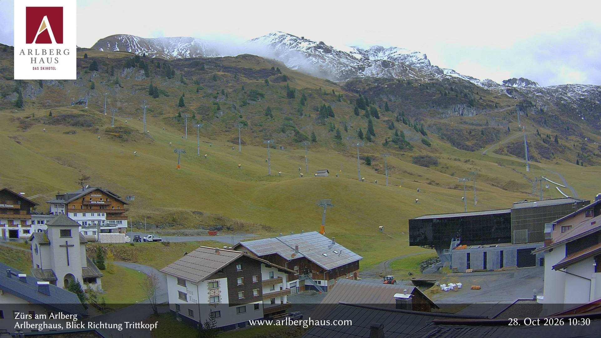 Archiv Foto Webcam Zürs: Hotel Arlberghaus