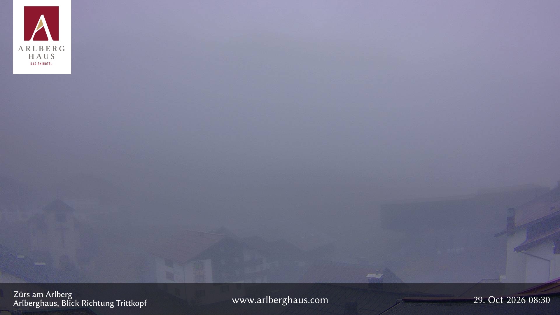 Archiv Foto Webcam Zürs: Hotel Arlberghaus