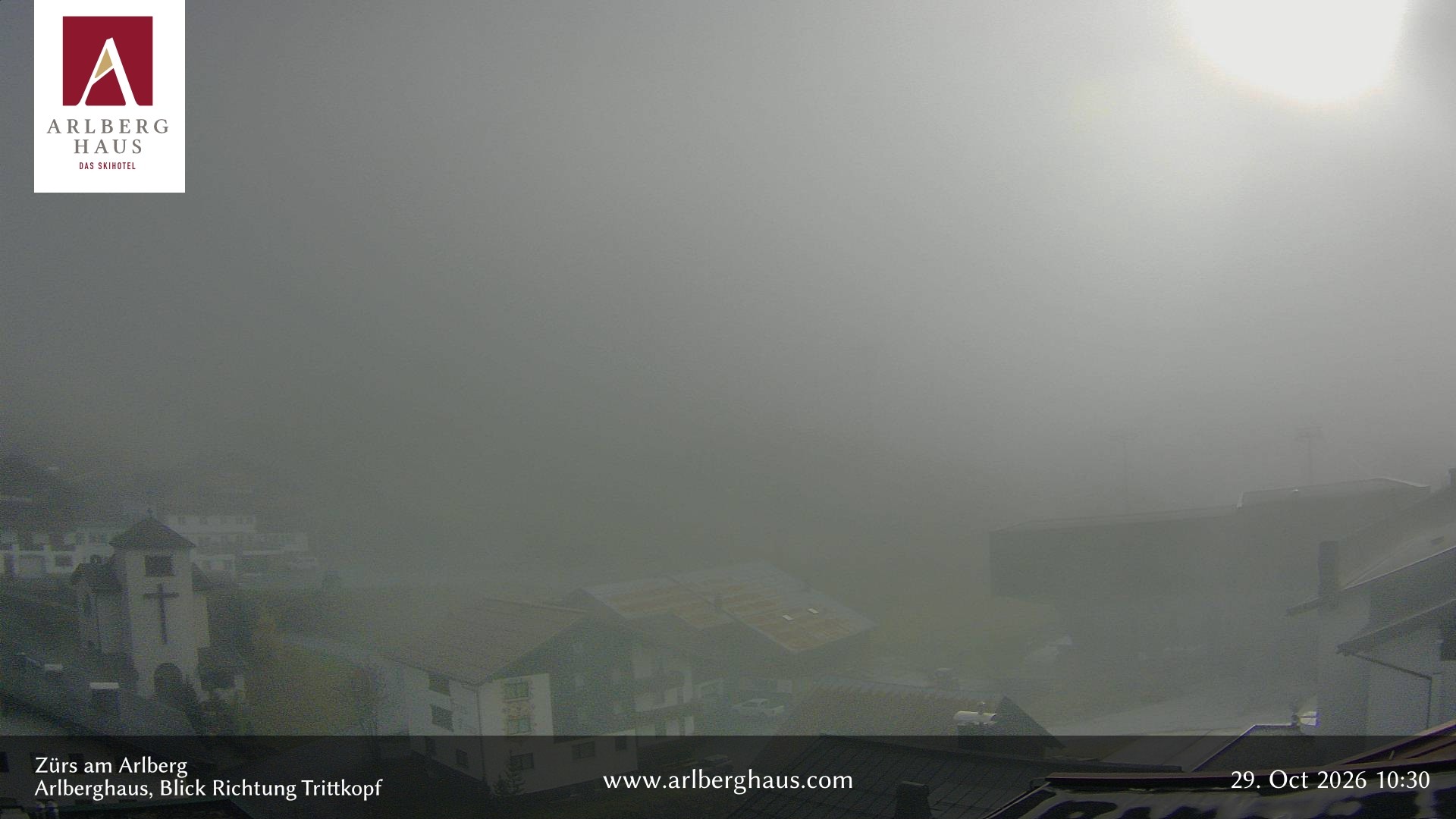 Archiv Foto Webcam Zürs: Hotel Arlberghaus