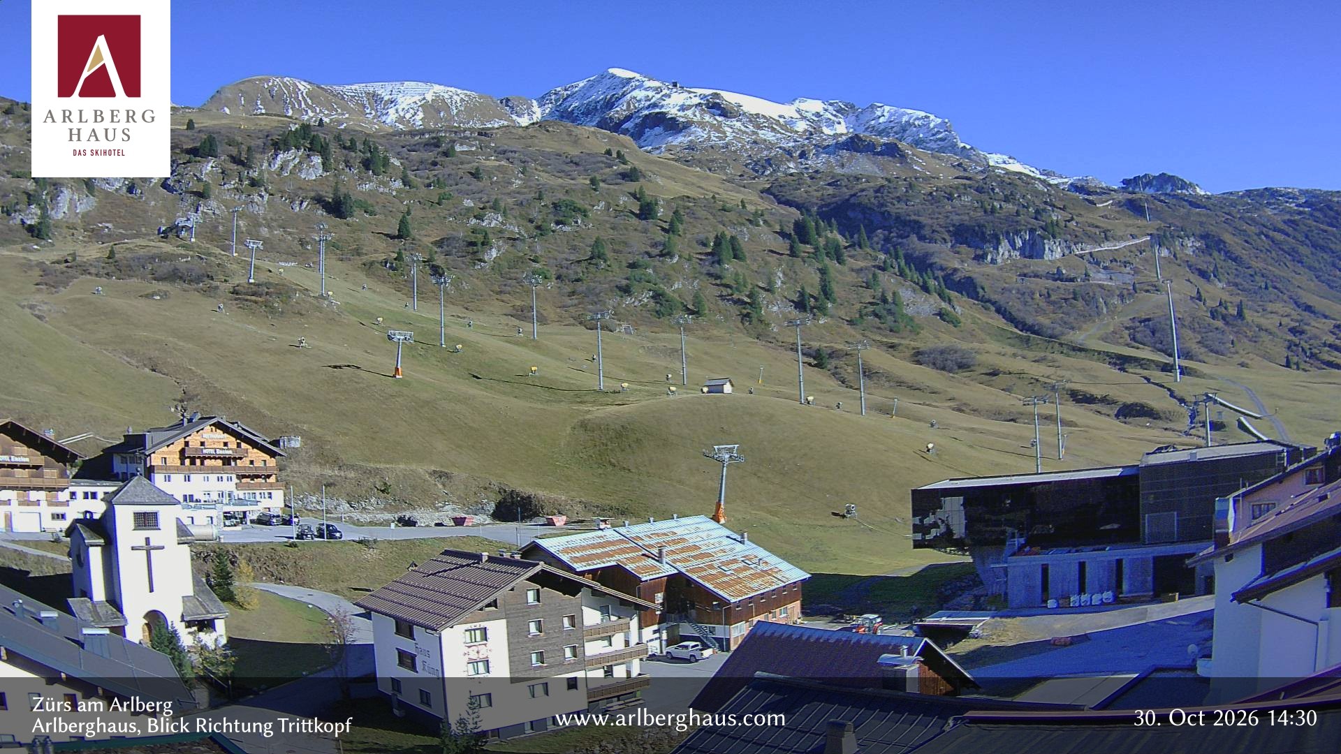 Archived image Webcam Arlberghaus at Zuers