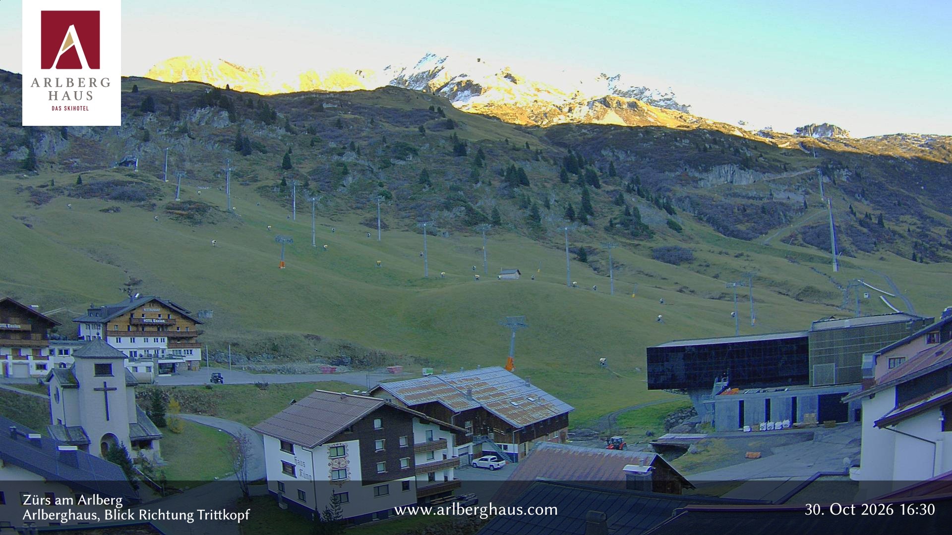 Archived image Webcam Arlberghaus at Zuers