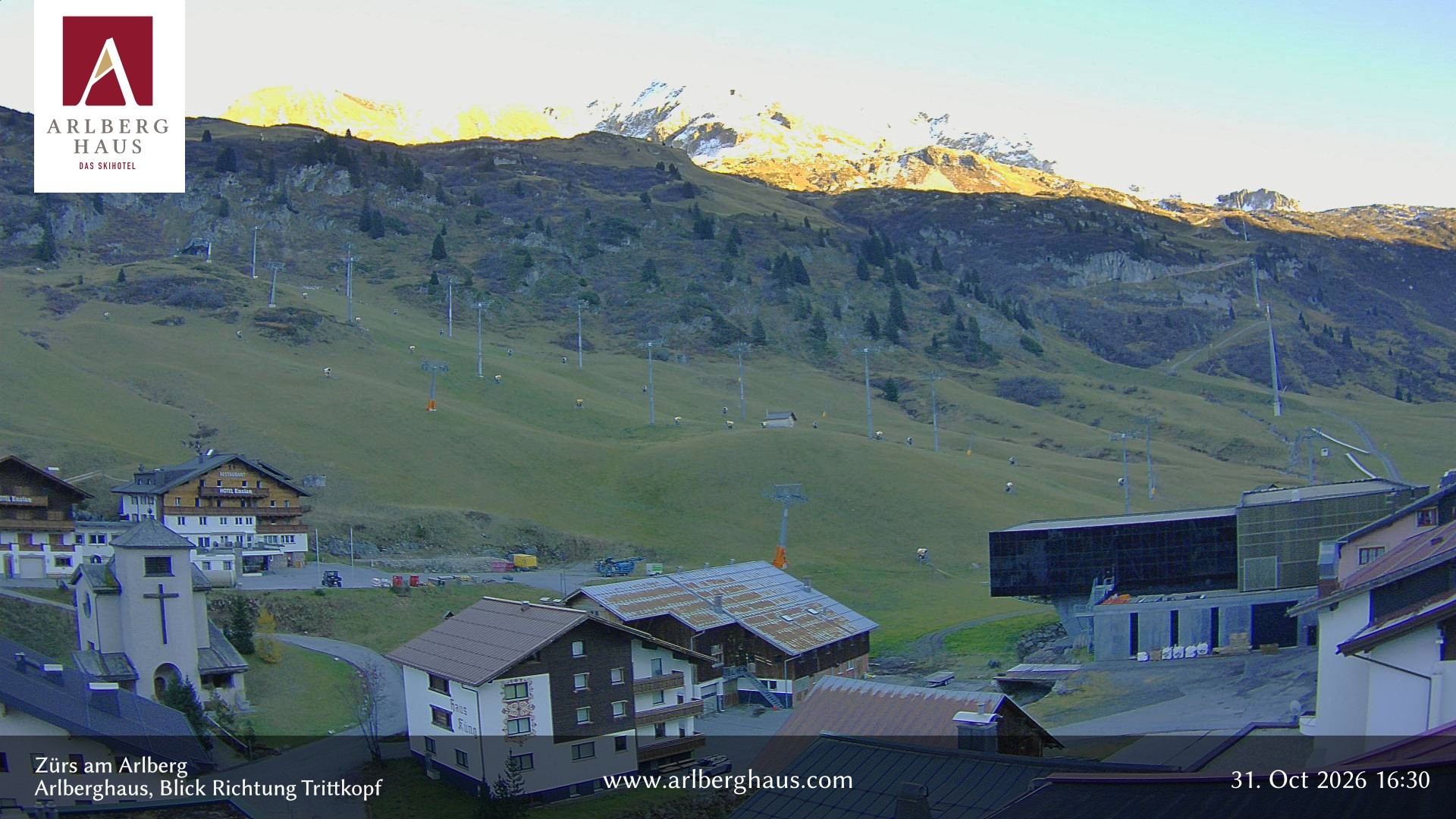 Archiv Foto Webcam Zürs: Hotel Arlberghaus