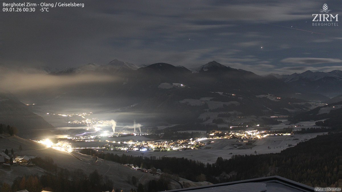 Archiv Foto Webcam Berghotel Zirm am Kronplatz
