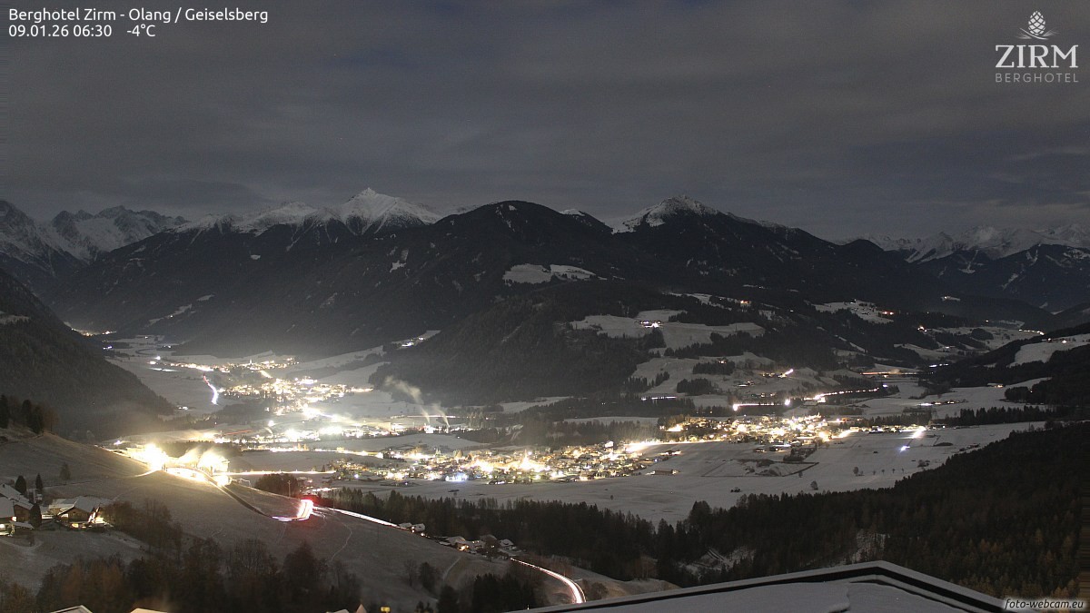 Archiv Foto Webcam Berghotel Zirm am Kronplatz