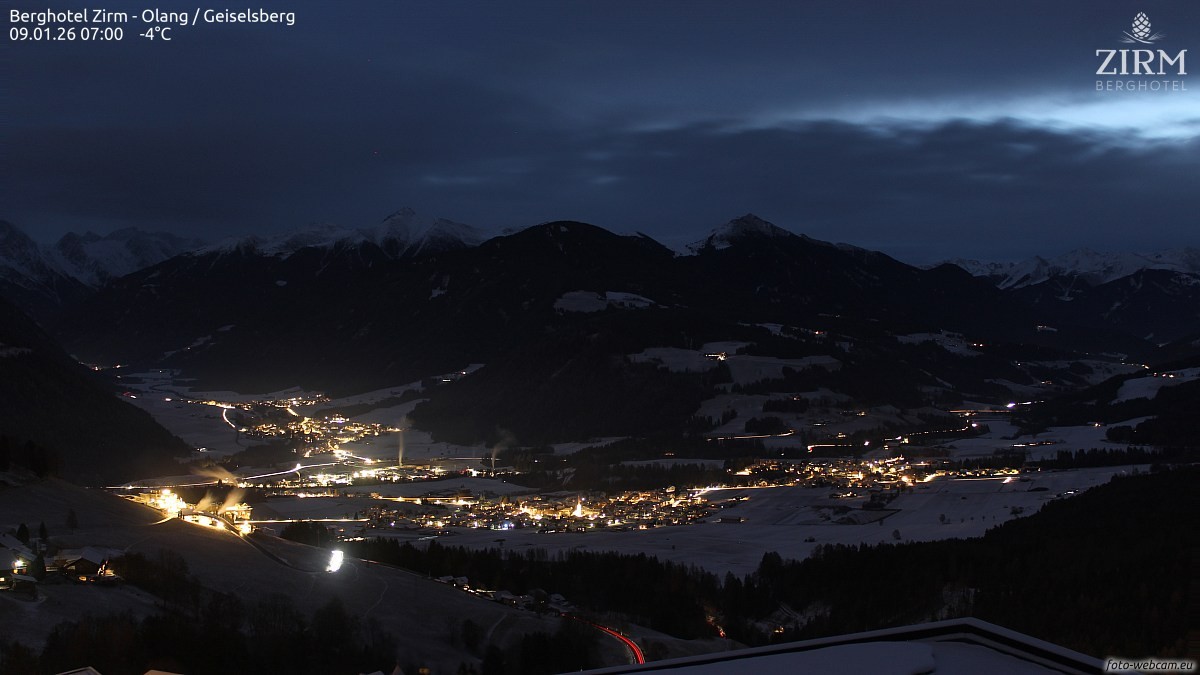 Archiv Foto Webcam Berghotel Zirm am Kronplatz