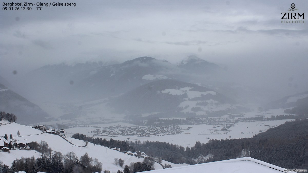 Archiv Foto Webcam Berghotel Zirm am Kronplatz